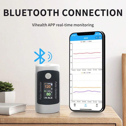 🎯Special Deal: 50% OFF🎯Dual Blood Oxygen and Blood Pressure Monitor – Bluetooth Oximeter