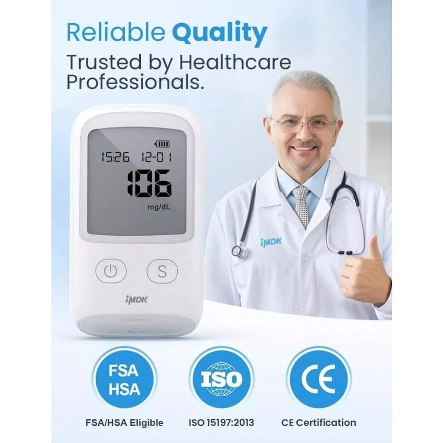💥Buy Now & Save 50%💥Portable Blood Glucose Meter Kit
