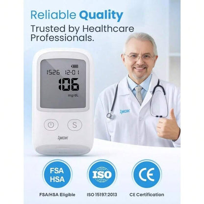 💥Buy Now & Save 50%💥Portable Blood Glucose Meter Kit