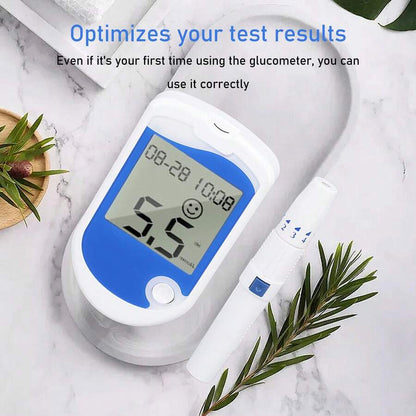 🏆Top Seller – 50% OFF🏆Blood Glucose Monitor Kit with Large Display – 50 Test Strips
