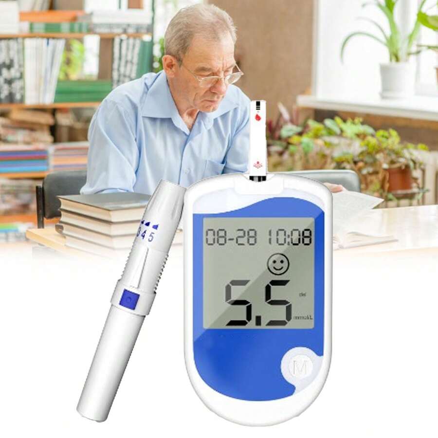 🏆Top Seller – 50% OFF🏆Blood Glucose Monitor Kit with Large Display – 50 Test Strips