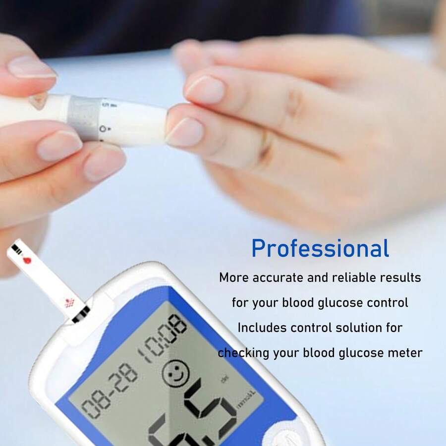 🏆Top Seller – 50% OFF🏆Blood Glucose Monitor Kit with Large Display – 50 Test Strips