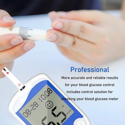 🏆Top Seller – 50% OFF🏆Blood Glucose Monitor Kit with Large Display – 50 Test Strips
