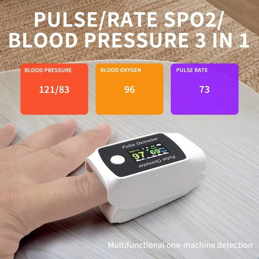 🎯Special Deal: 50% OFF🎯Dual Blood Oxygen and Blood Pressure Monitor – Bluetooth Oximeter