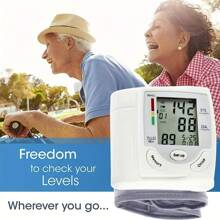 🎉Save Big – 50% OFF🎉Digital Wrist Blood Pressure Monitor Adjustable Cuff
