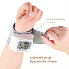 🎉Save Big – 50% OFF🎉Digital Wrist Blood Pressure Monitor Adjustable Cuff
