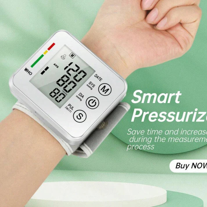 ⚡Mega Sale – 50% OFF⚡Automatic Wrist Blood Pressure Monitor Portable & Accurate