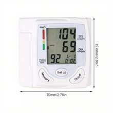 🎉Save Big – 50% OFF🎉Digital Wrist Blood Pressure Monitor Adjustable Cuff