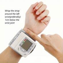 🎉Save Big – 50% OFF🎉Digital Wrist Blood Pressure Monitor Adjustable Cuff